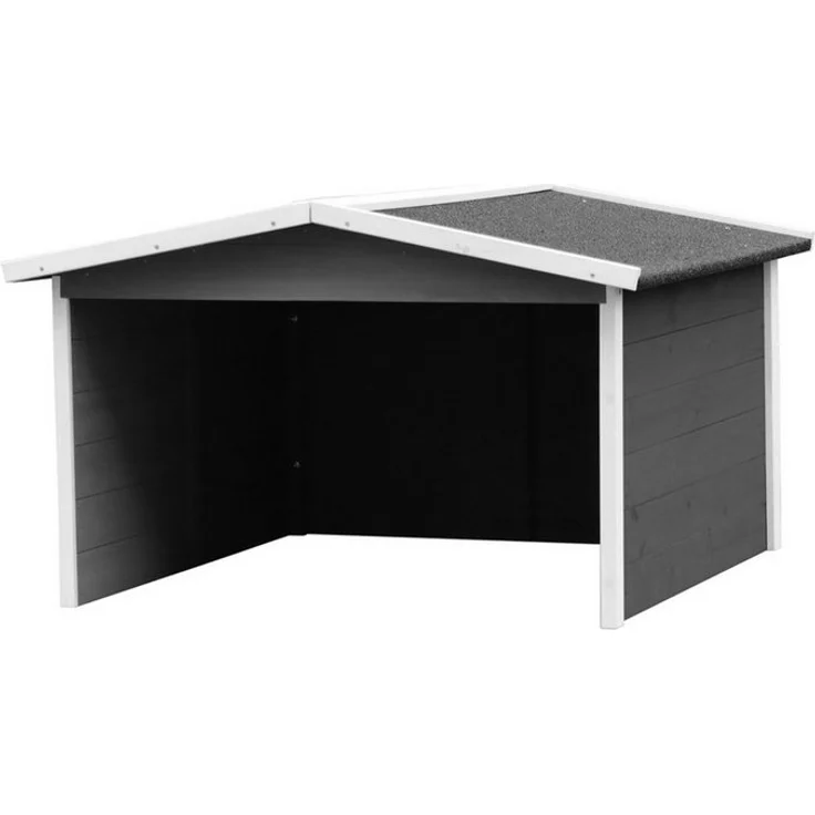HTI-Living Mähroboter-Garage Garage für Mähroboter Wilbur, BxTxH: 87x80x50 cm, robustes Fichtenholz, Rasenmähergarage, naturfarben - Preisvergleich – Bild 1