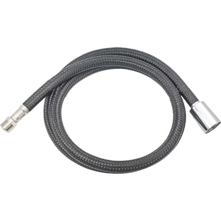 tecuro Küchen-Ersatzbrauseschlauch M15/1 x 1/2" Konusmutter x 120 cm - Nylon mit DVGW, KTW-A, W-270 - Geschirrbrauseschlauch, Länge 120 cm