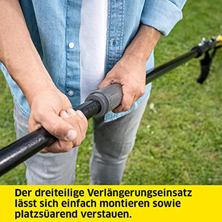 Kärcher PSW 18-20 Battery Akku-Teleskopsäge - Schwertlänge 20 cm, Kettengeschwindigkeit: 5,5 m-s, Verlängerungseinsatz: 2,9 m – Bild 5