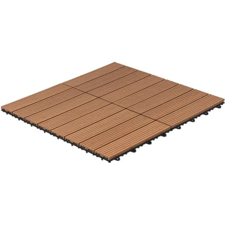 HOME DELUXE WPC Holzfliesen - Alle Varianten Hellbraun, 6 qm – Bild 6