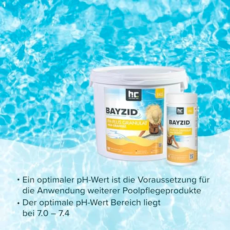 1 x 5 kg BAYZID pH Plus Granulat für den Pool – Bild 5