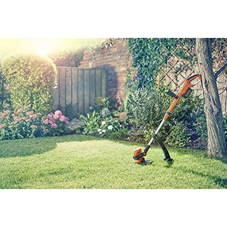 Lawnmaster Akku-Rasentrimmer 24V 2,0Ah, inkl. Akku und Ladegerät, 25 cm Schnittbreite, für größere Flächen,2-in-1 Rasentrimmer & Kantenschneider Rasen, drehbarer Trimmerkopf, Teleslopstiel. - Preisvergleich – Bild 5