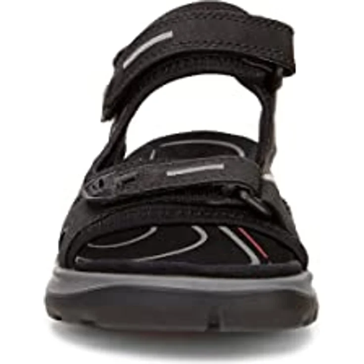 Ecco Offroad Sandals, Damen Sicherheitssandalen mit 3-fach verstellbarem Klettverschluss, Schwarz, Größe 42 – Bild 5