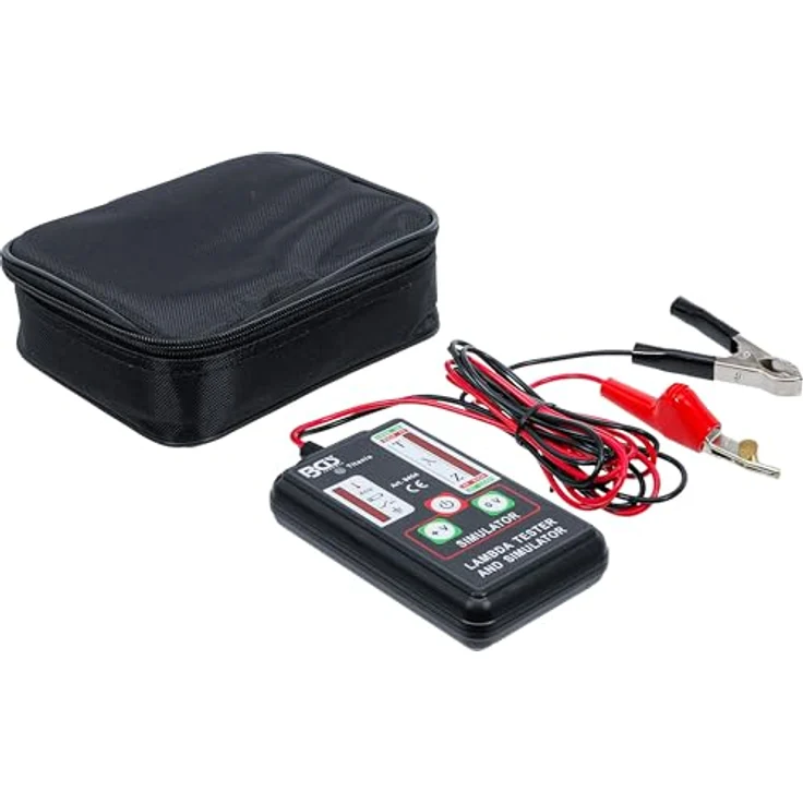 BGS Multimeter, Lambdasonden-Tester & Simulator mit LED-Anzeige, 1-4 Kabel, robustes ABS-Gehäuse, inklusive 9V Batterie – Bild 1