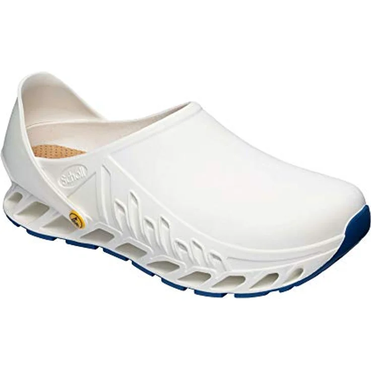 Mobilex Scholl Evoflex Sicherheitsschuhe, unisex weisse Clogs, Größe 40, Kunstleder – Bild 2