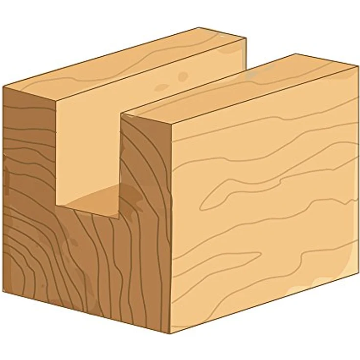 OTTO Nutfräser 8 mm 20 x 20 mm, Hartmetallschneide, gehärteter Stahlschaft, einschneidig für präzises Fräsen – Bild 2
