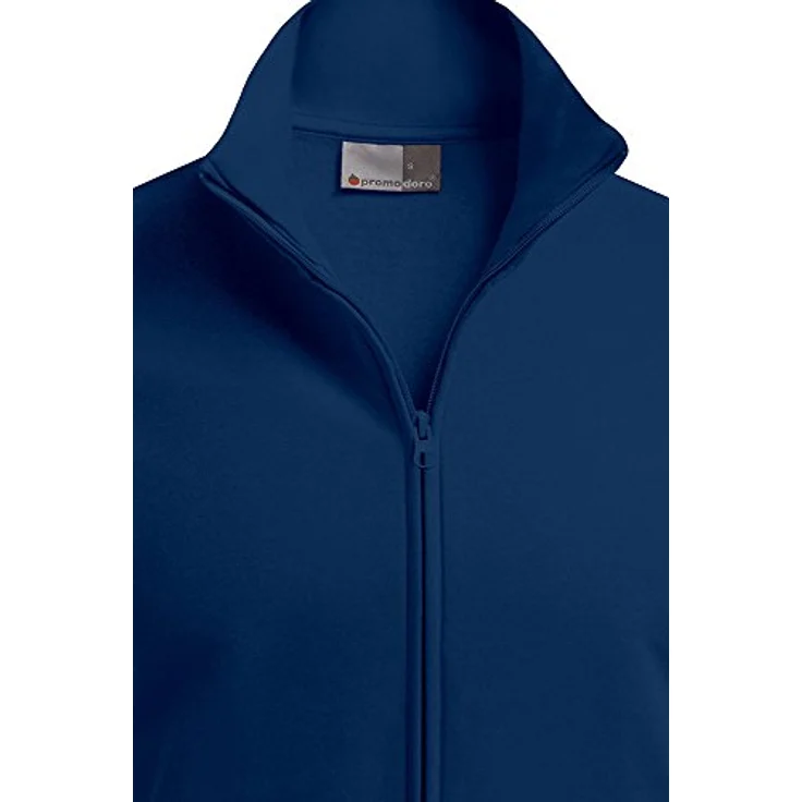 Promodoro Sweatshirtjacke g. XXXL, Marine - 100 % Baumwolle, schmale Passform, Seitentasche mit Reißverschluss – Bild 5
