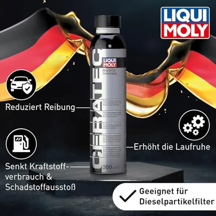 LIQUI MOLY 3721 CeraTec Keramik Verschleißschutz Motoröladditiv Öl Additiv 300ml – Bild 2