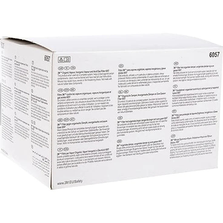 3M Gas- und Kombifilter 6057, ABE1 Filter gegen organische, anorganische und saure Gase und Dämpfe, 4x2 Stück - Preisvergleich – Bild 5