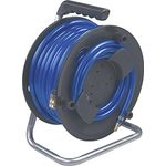 Metabo Schlauchaufroller SA 100, 20 m Schlauch mit Innen-Ø 9 mm und Außen-Ø 15 mm, robust und unterputz geeignet