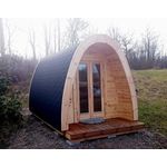 JVmoebel Gartenhaus Camping Gartenhaus Garten Laube Rund Wochenendhaus 2,40x3,50, BxT: 2.37x3.50 cm, (1x Sauna), Made in Europa - Preisvergleich