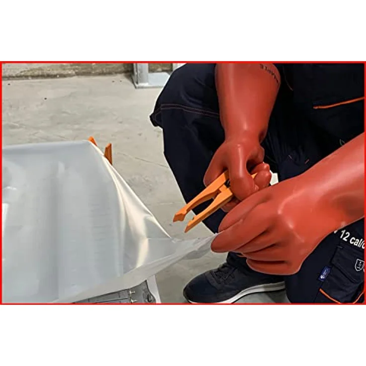 KSTOOLS Kunststoff-Klammer, groß 165 mm mit Schutzisolierung nach IEC 60900, inkl. Stahlfeder – Bild 5