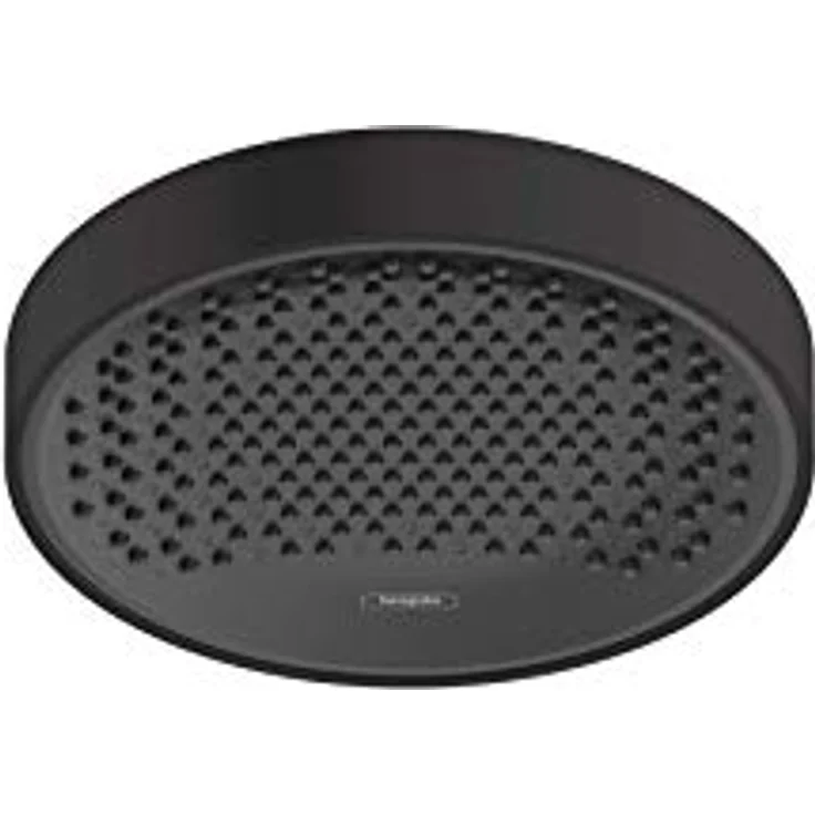 hansgrohe Regenduschkopf Rainfinity, 25cm, 1 Strahlart wassersparend mattschwarz, EcoSmart, PowderRain – Bild 2