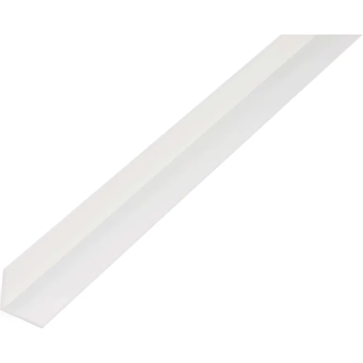 Alberts Winkelprofil | Kunststoff, weiß | 1000 x 20 x 20 mm 
(479237)
