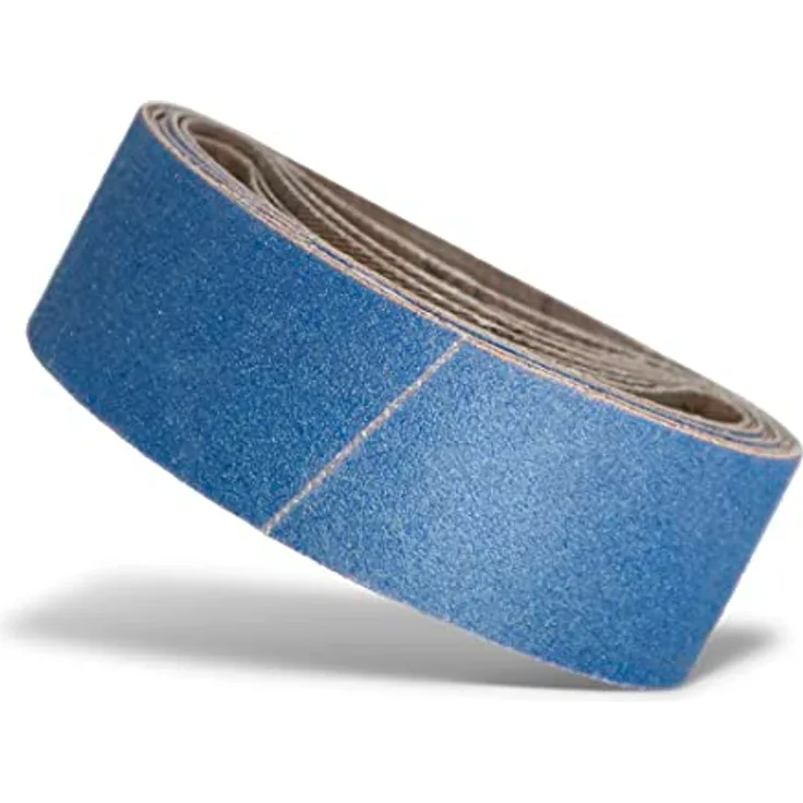 MENZER Blue Schleifbänder, 303 x 40 mm, f. Handbandschleifer, Zirkonkorund (10 Stk.) K40