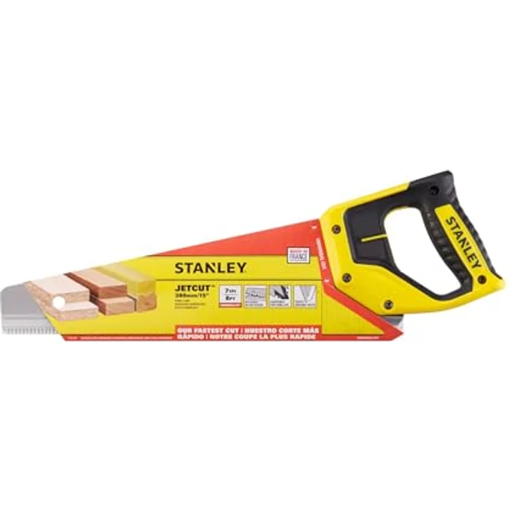 Stanley Jetcut Handsäge grob (380 mm Länge, Hardpointverzahnung, 7 Zähne-Inch, 45°-90°-Anschlag) 2-15-281 – Bild 3