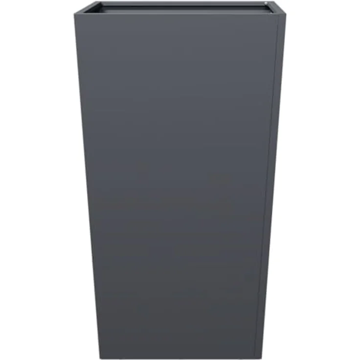 vidaXL Pflanzkübel Anthrazit 45x45x75 cm Stahl, rostbeständig und strapazierfähig, viel Platz für Pflanzen – Bild 5