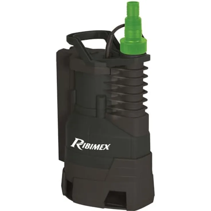 RIBIMEX Tauchpumpe für Abwasser 750 W, Schmutzwasser Hebepumpe mit integriertem Schwimmerschalter, 10 m Kabel