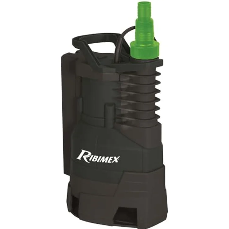 RIBIMEX Tauchpumpe für Abwasser 750 W, Schmutzwasser Hebepumpe mit integriertem Schwimmerschalter, 10 m Kabel – Bild 1