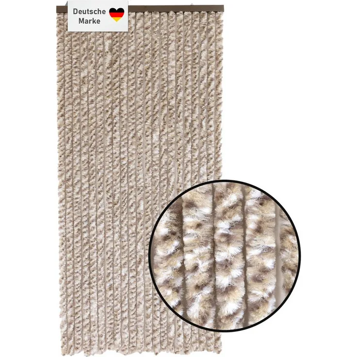 Lemodo Insektenschutz-Vorhang Flauschvorhang 90x200cm, Fliegenschutz, Hitzeabweisend, Türvorhang Wohnwagen, BxL: 90x200 cm, verschiedene Farben