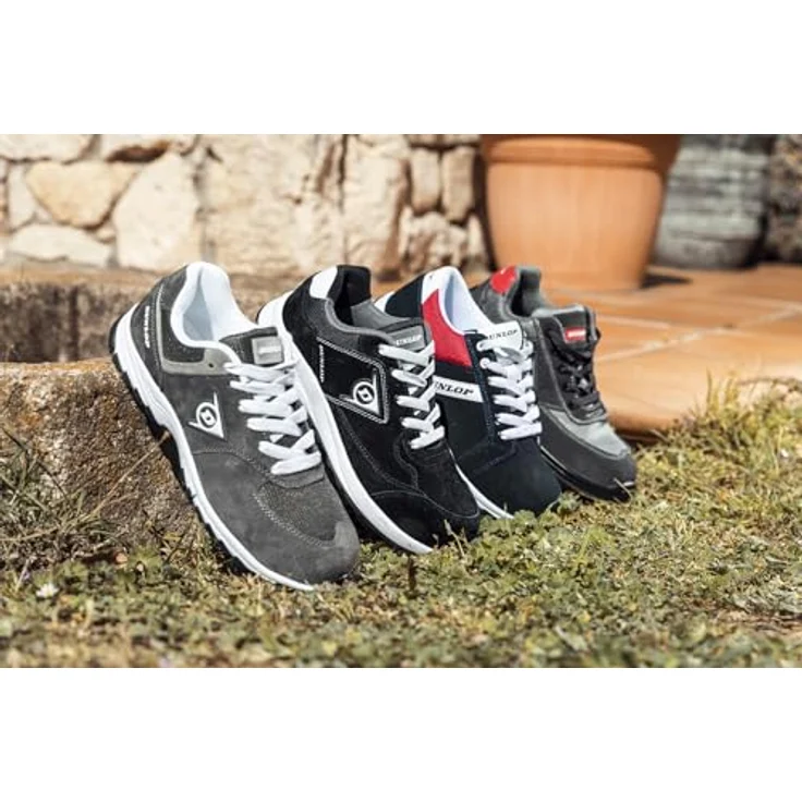 DUNLOP Sicherheitsschuh S3, schwarz, aus Wildleder, wasserabweisend, mit Zehenkappe aus Komposite u – Bild 7