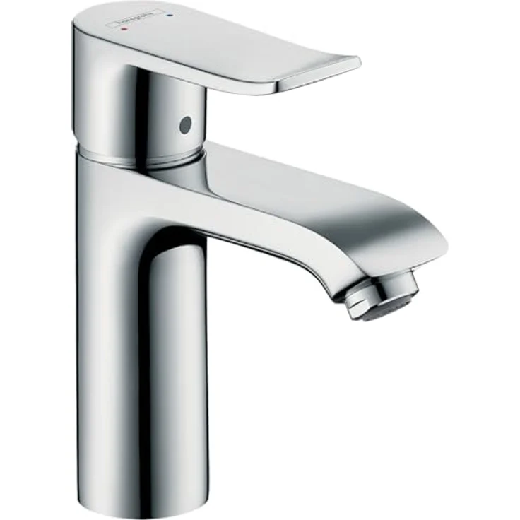 hansgrohe Metris 110 Spültischarmatur, chrom, LowFlow, ComfortZone 110, Normalstrahl, Durchflussmenge 3,5 l/min – Bild 1