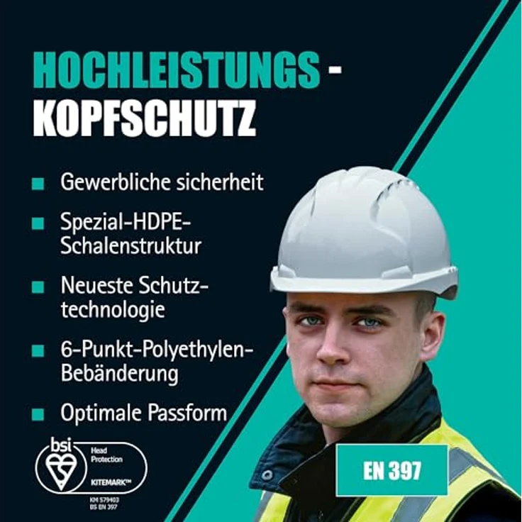 JSP KAS-Evo2_N Schutzhelm, Blau, 53-64 Größe – Bild 5
