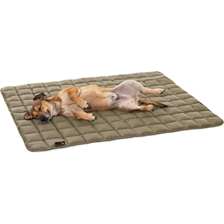 Doctor Bark Pointer | Hundedecke, gepolsterte Liegedecke, Hundematte waschbar (L - 110x90 cm, Goldbraun) – Bild 1