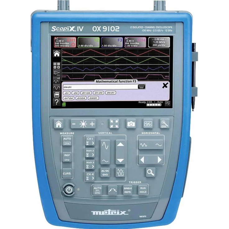 Chauvin Arnoux OX9102, Multimeter CAT II 1000V / CAT III 600V mit WLAN-Schnittstelle und Transporttasche
