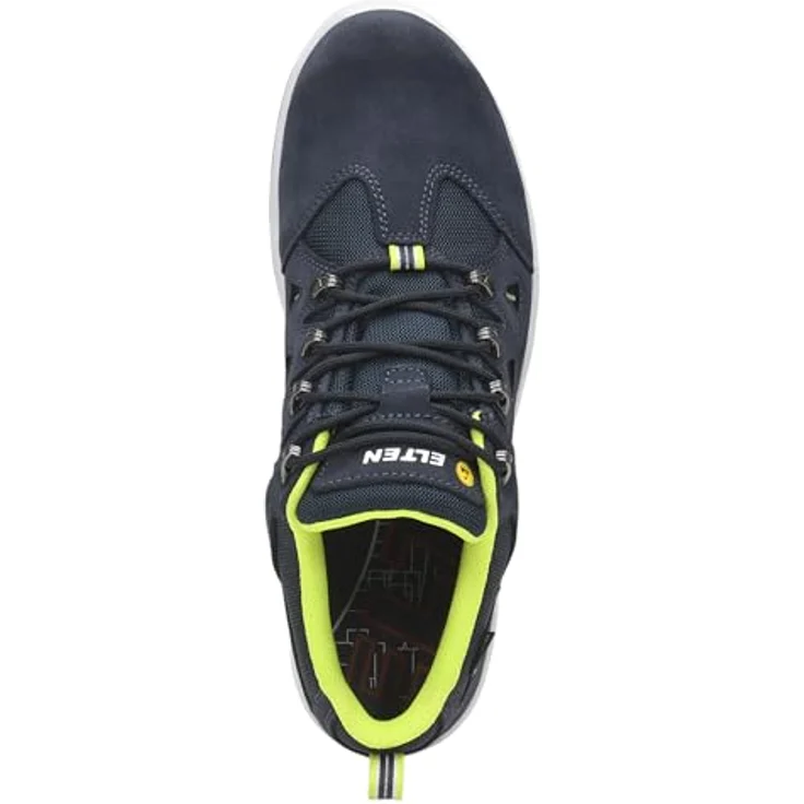ELTEN RILEY XXF GTX, Low ESD O2 WR CI Sicherheitsschuh mit Top-Dämpfung, blue-lime – Bild 6