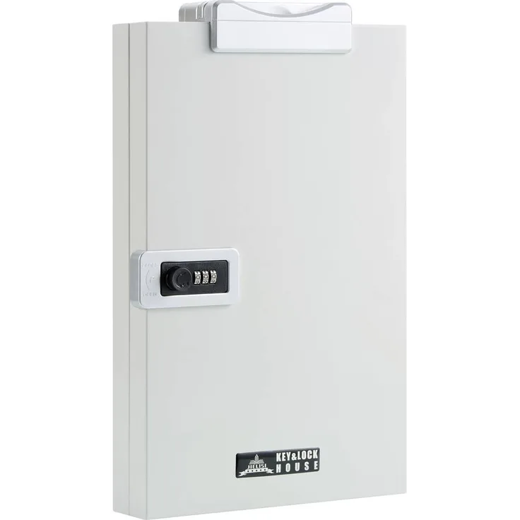 Elevar Schlüsselkasten SP-32KB-001, 32 Haken zur optimalen Schlüsselorganisation, kompakte Wandmontage, robustes Material, weiß