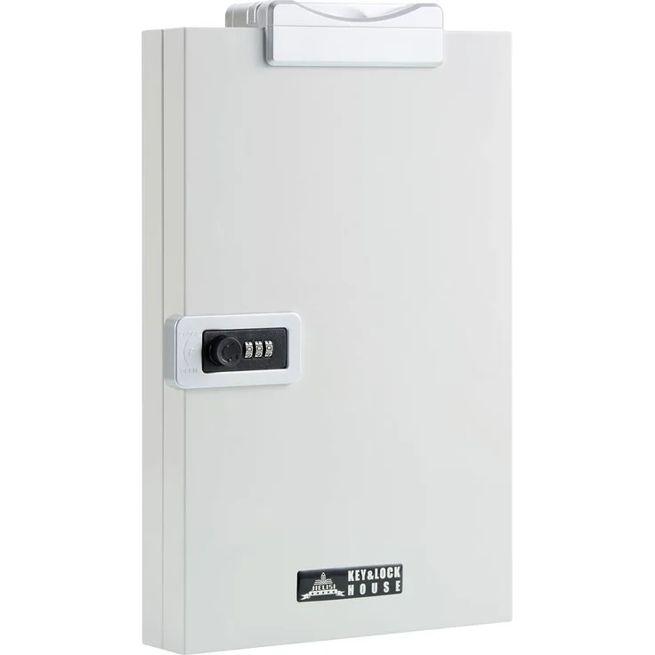 Elevar Schlüsselkasten SP-32KB-001, 32 Haken zur optimalen Schlüsselorganisation, kompakte Wandmontage, robustes Material, weiß