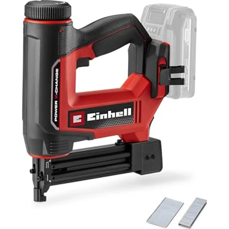 Einhell Akku-Nagler 'TE-CN 18/32 Li - Solo', 2-in-1-Kombigerät für Tacker und Nagler, bis zu 20 Einschläge pro Minute, ohne Akku – Bild 1