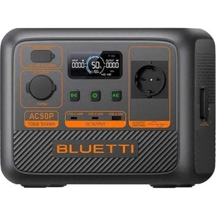 Bluetti AC50P, tragbare Power Station mit 504Wh Kapazität, 700W Leistung, Schnellladung und UPS-Funktion – Bild 1
