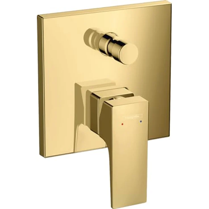 hansgrohe Wannenarmatur Metropol, Unterputz Einhebel-Wannenmischer, Polished Gold Optik, Umsteller für Duschkopf, Durchflussmenge 21/28 l/min – Bild 1