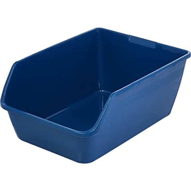 PAWISE High-Back Litter Pan, Katzenklo mit hoher Rückenlehne, 61x45x25cm – Bild 1