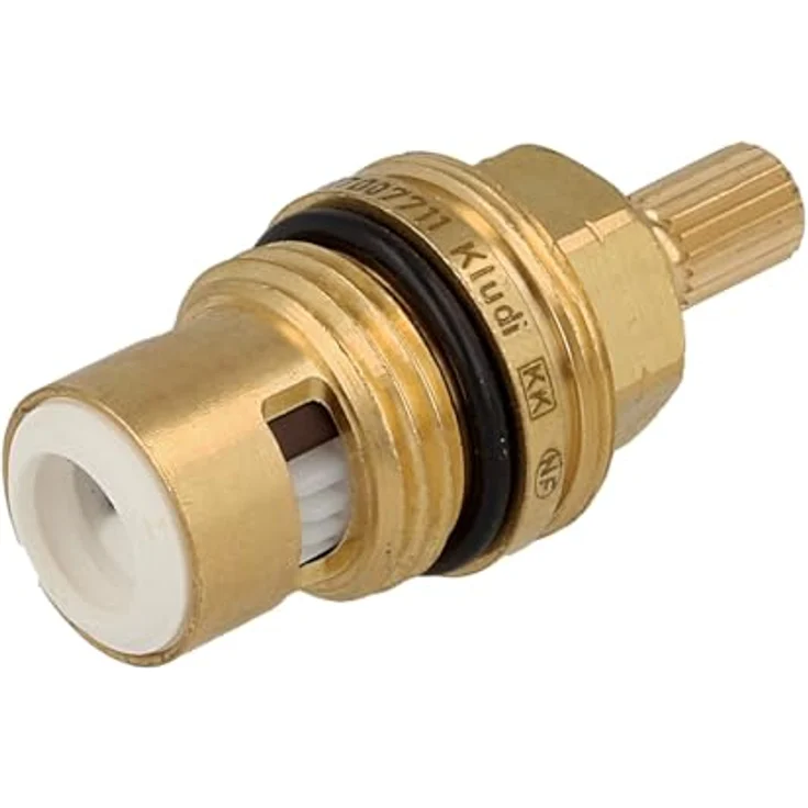 Kludi 7505500-00 Keramik-Oberteil G 1/2 mit keramischen Scheiben links, Duschinstallation, 90° linksschließend – Bild 4