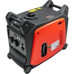 Grafner Stromerzeuger Inverter Generator 3100 W (2,8 KW Dauerleistung), Benzinbetrieb 4 Takt, 2x 230V, Invertertechnologie für empfindliche Geräte, mit Rädern, digitaler Benzin Notstrom Aggregat 3000