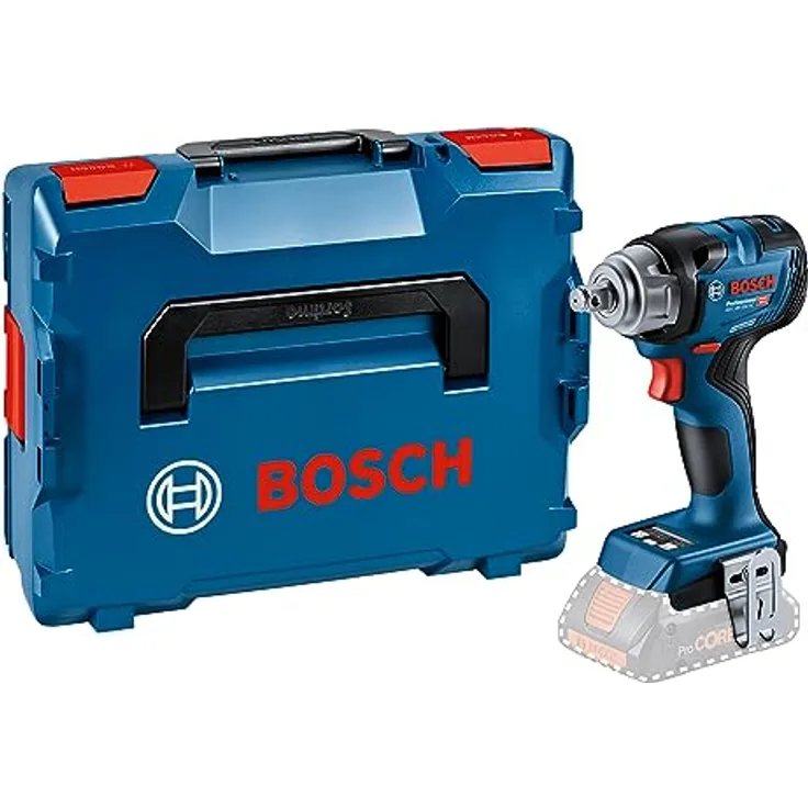 Bosch Professional 18V System Akku-Drehschlagschrauber GDS 18V-330 HC (330 Nm Anziehmoment + 560 Nm Losbrechmoment, drei Geschwindigkeits-/Drehmomentstufen, 1x Bluetooth Low Energy Modul, in L-BOXX)