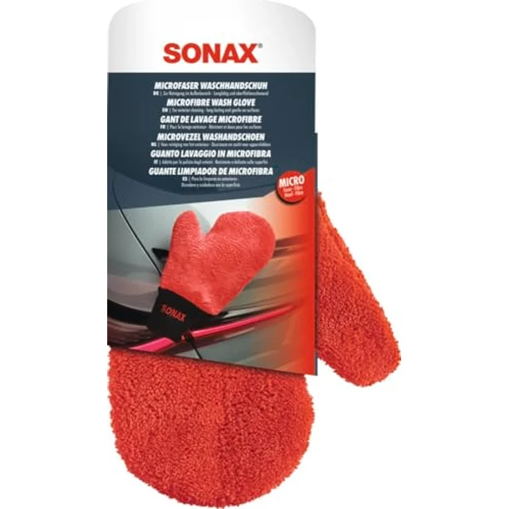 SONAX 04282000 Microfaser WaschHandschuh 57 g – Bild 2
