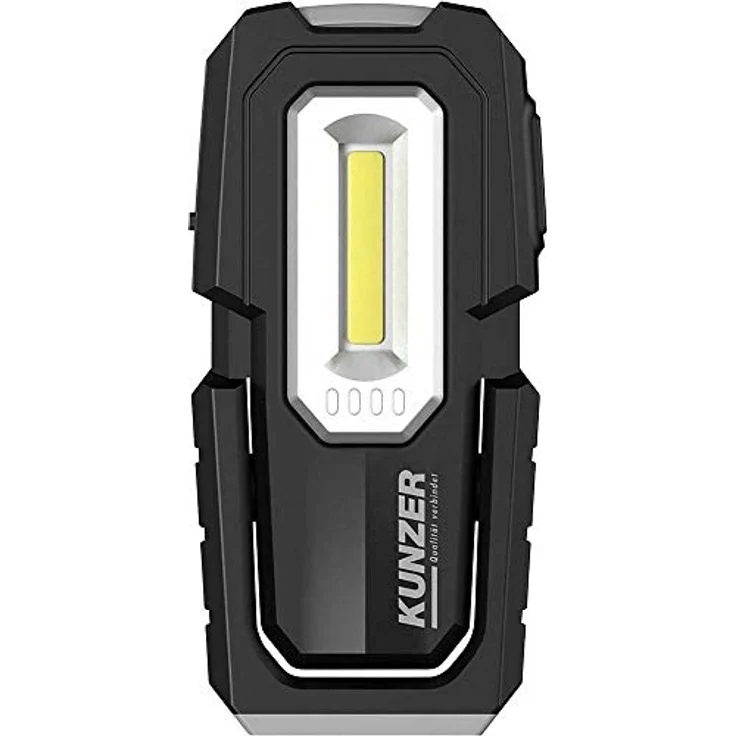 Kunzer PLI-5 COB-Arbeitslampe, 250lm Lichtstärke und 9h Leuchtdauer, Induktion