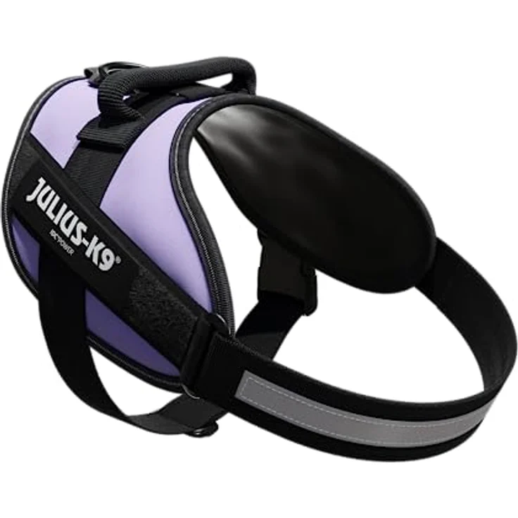 Julius-K9 IDC Powergeschirr Lila (0, Hund, Allgemein), Halsband + Leine - Hochwertiges Brustgeschirr für Hunde, ästhetisch und praktisch, ohne Haltegriff und Lampenhalterung – Bild 4