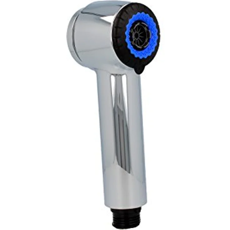 HANSA Umstellhandbrause für Küchenarmaturen Hansamix 59912723, Niederdruck, verchromt, mit Strahlregler und austauschbarem Perlator – Bild 1