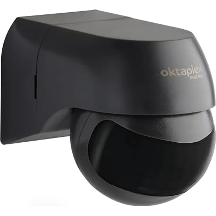 Oktaplex motion Oktaplex Ana Infrarot Bewegungsmelder Aussen schwenkbar IP44 180° Bewegungssensor Aufputz 10m Reichweite anthrazit Motion Sensor 230V schwarz – Bild 1