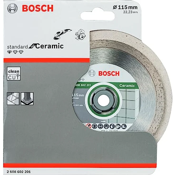 Bosch Professional Diamanttrennscheibe (für Keramik, Ø: 115 mm, Zubehör für Winkelschleifer) – Bild 2