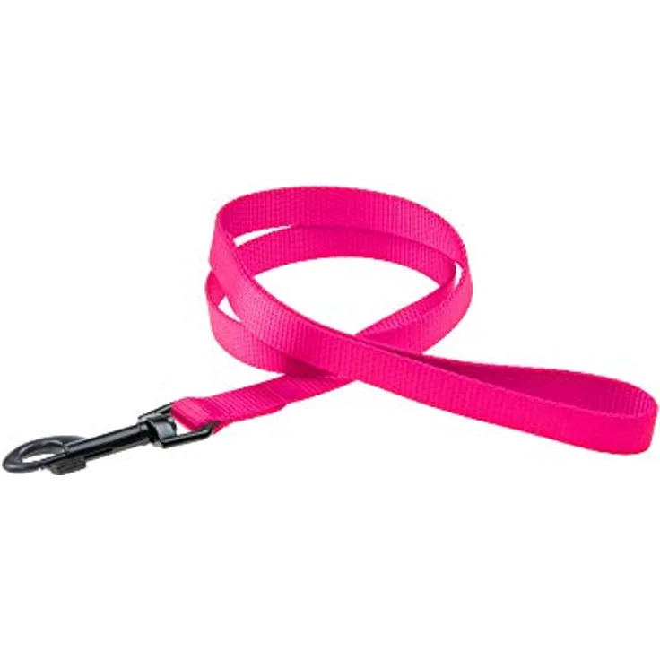 Karlie Art Sportiv Plus Leine, 100 cm, 10 mm, mit Karabinerhaken und Handschlaufe, XS pink