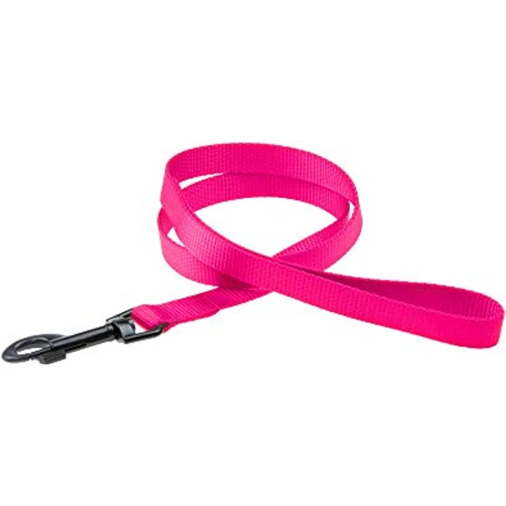 Karlie Art Sportiv Plus Leine, 100 cm, 10 mm, mit Karabinerhaken und Handschlaufe, XS pink – Bild 1