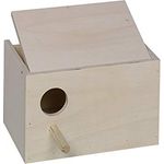 Nobby Wellensittich Nistkasten Loch Links; 22 x 16 x 14 cm