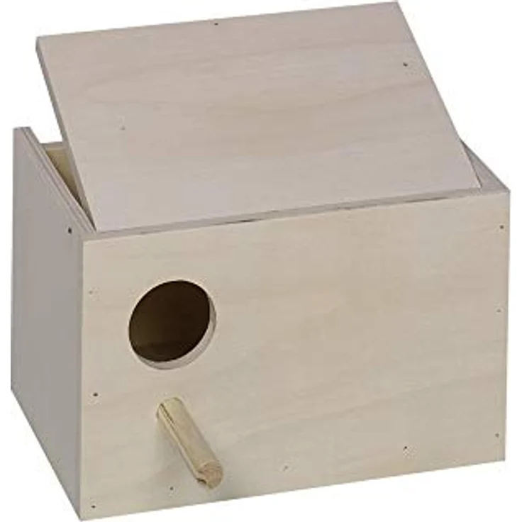 Nobby Wellensittich Nistkasten Loch Links; 22 x 16 x 14 cm