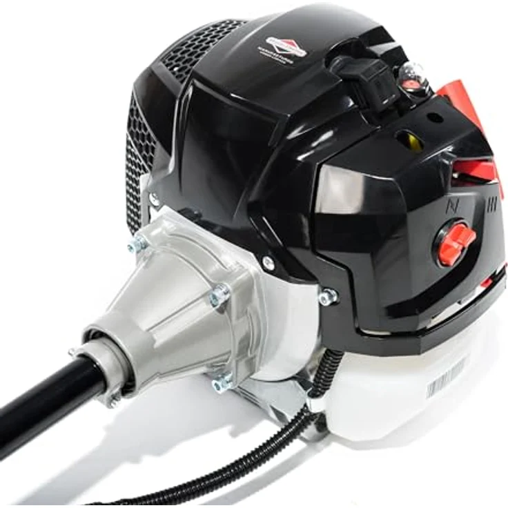 NAX POWER PRODUCTS 600B Motor 42,7 cm3 1,2kW Briggs & Stratton Lizenzware Benzin-Sense Freischneider Rasentrimmer, Schwarz – Bild 11